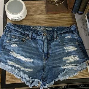 American Eagle Light Wash Shorts